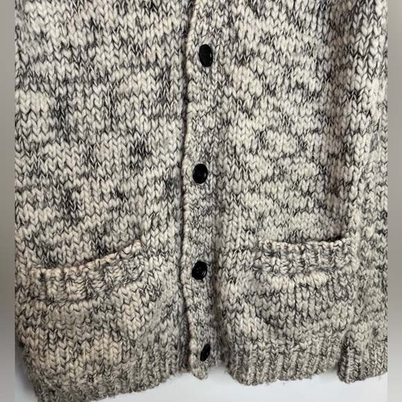Filippa K. Chunky Cozy wool mohair Gray Knit Cardigan size medium luxe - Picture 5 of 9